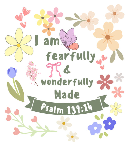 I am fearfully and wonderfully made