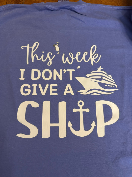 This week I don't give a ship